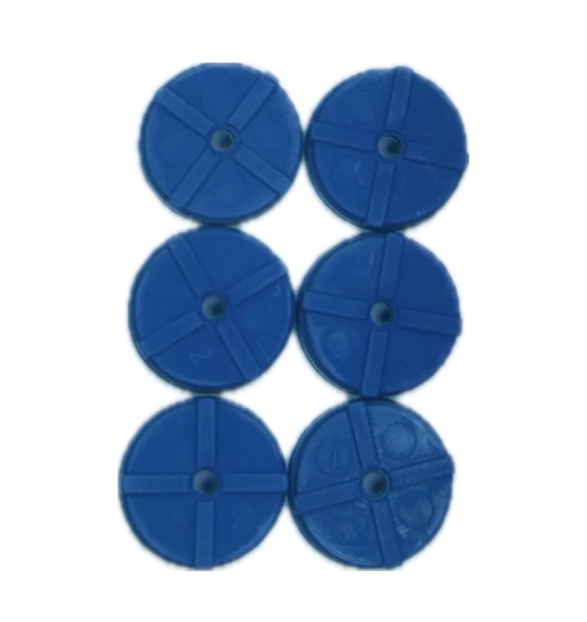 Six pack of blocking pads for the right side adapter- 19mm