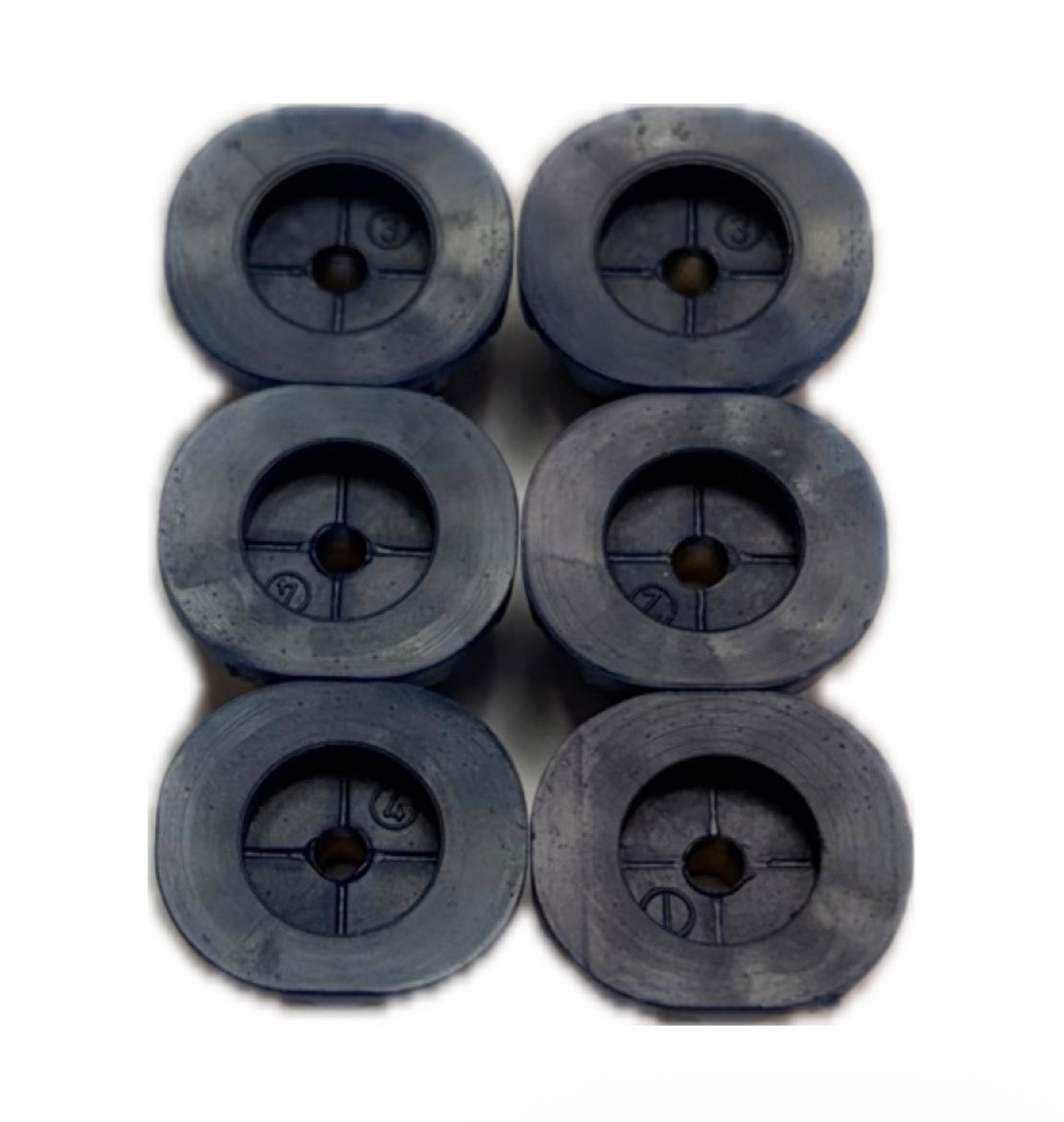 Six pack of briot left side magnetic blocks- 17mm